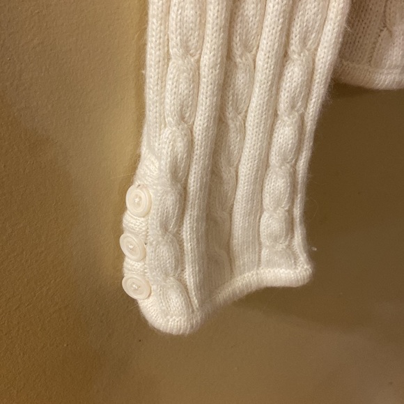 Joe Fresh Angora blend cream blazer sweater size medium - Picture 3 of 5